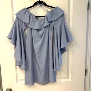 Off the shoulder mini dress